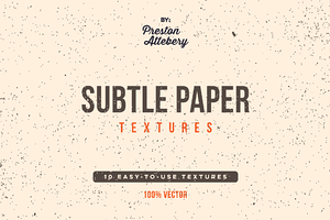 Subtle Paper Textures