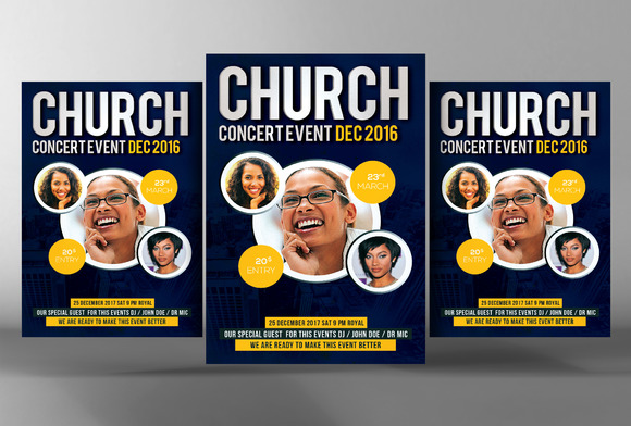Gospel Meeting Flyer Template