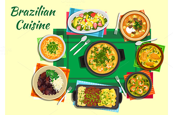 Brazilian Cuisine Menu Dishes