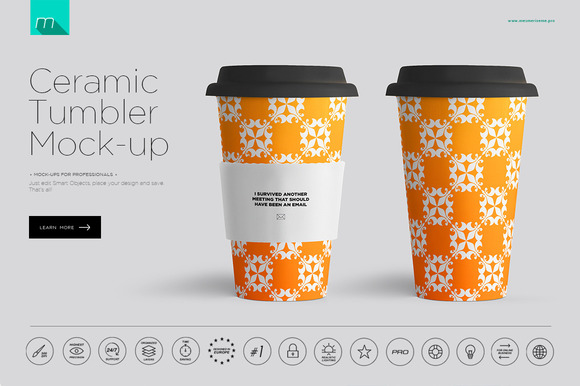 Download Tumbler Psd Mockup Designtube Creative Design Content