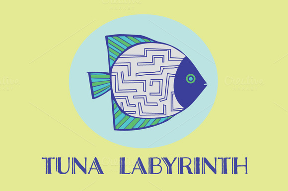 Labyrinth Fish Vector Logo Labyrinth Fish Vector Logo