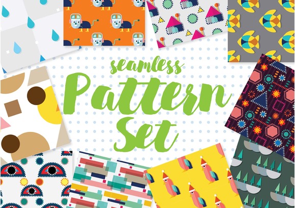 Seamless Pattern Set Seamless Pattern Set