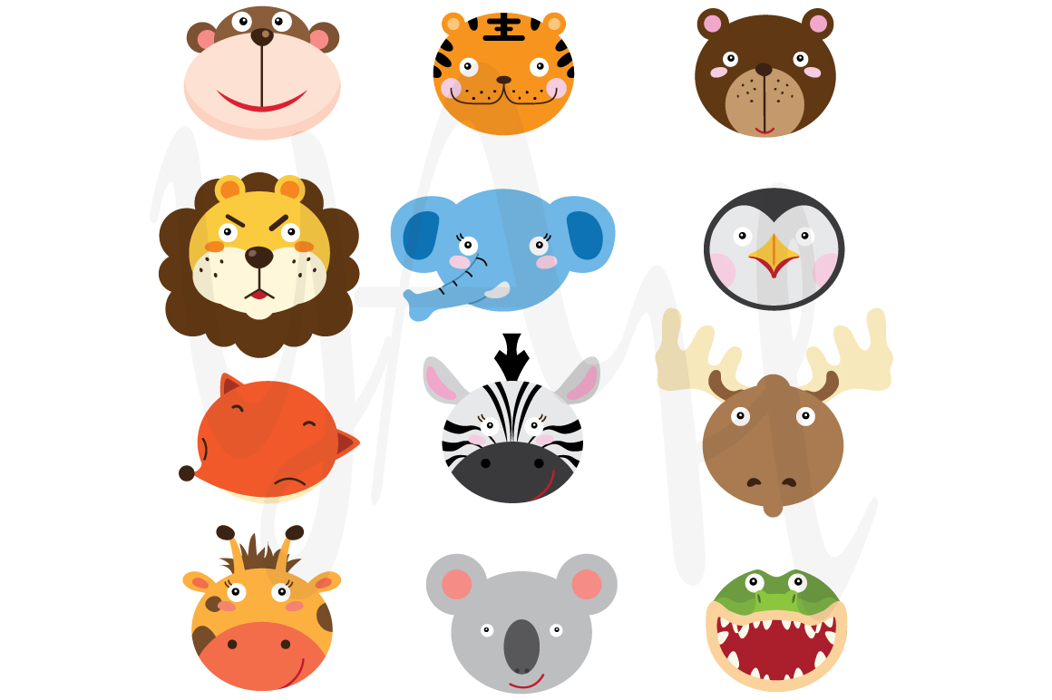 Cute Wild Animal ~ Illustrations On Creative Market