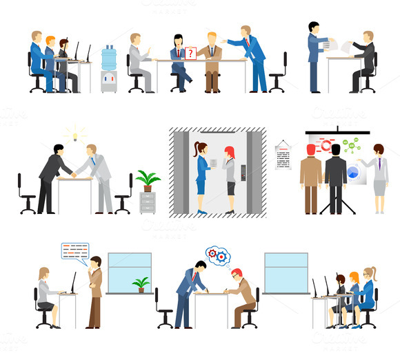 People Working In Office People Working In Office