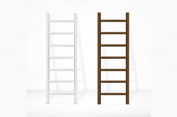Stairs And Wall Vector