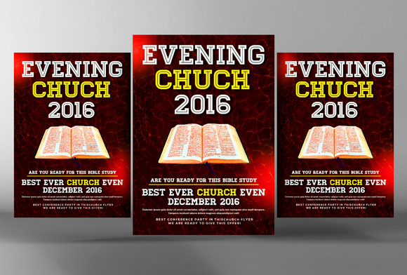 Evening Of Hope Flyer Template