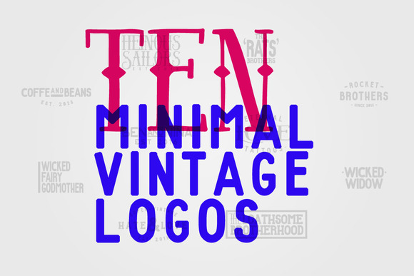 10 Minimal Vintage Logos 10 Minimal Vintage Logos