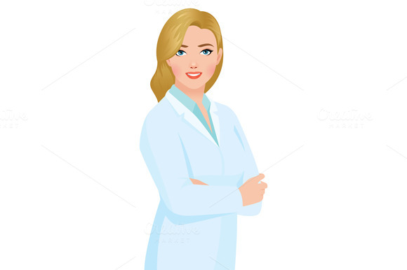 Portrait Of Woman Doctor