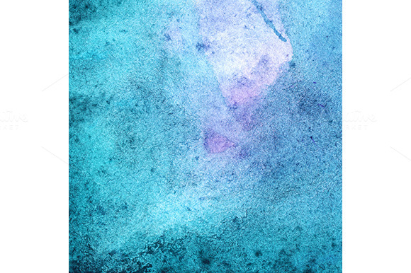 Watercolor Turquoise Cyan Texture