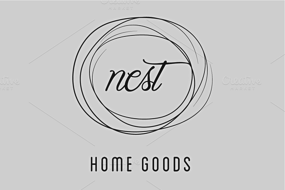 Simple Nest Home Good Logo Simple Nest Home Good Logo