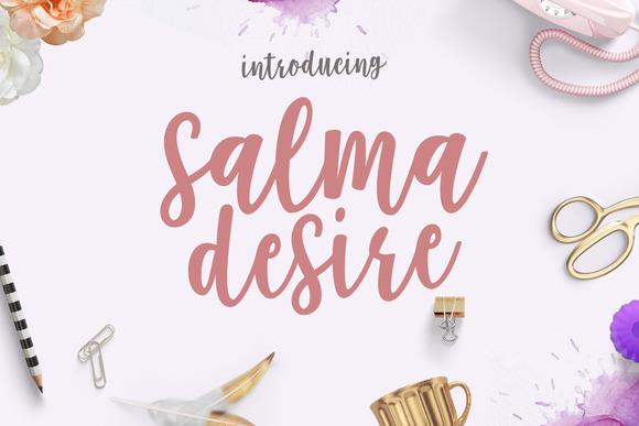 Free Salma Desire Script Fonts