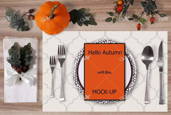 Placemat Mockup Free » Designtube - Creative Design Content