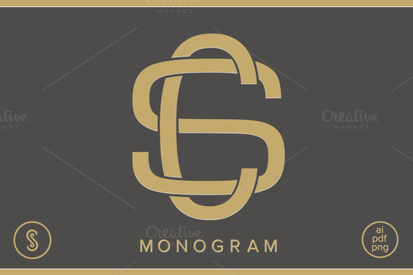 CS Monogram SC Monogram CS Monogram SC Monogram