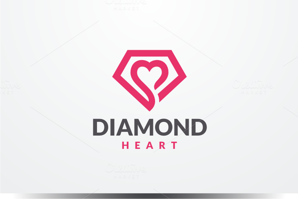Diamond Heart Logo Diamond Heart Logo