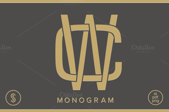 CW Monogram WC Monogram CW Monogram WC Monogram