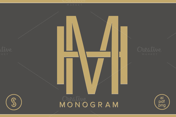 HM Monogram MH Monogram HM Monogram MH Monogram