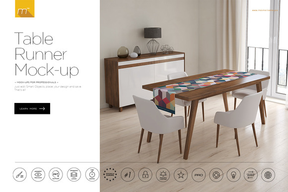 Download Asian Mock Up Table In Restaurant » Designtube - Creative Design Content