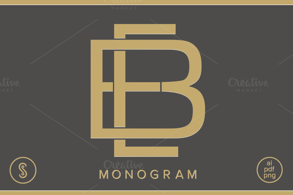 BE Monogram EB Monogram BE Monogram EB Monogram