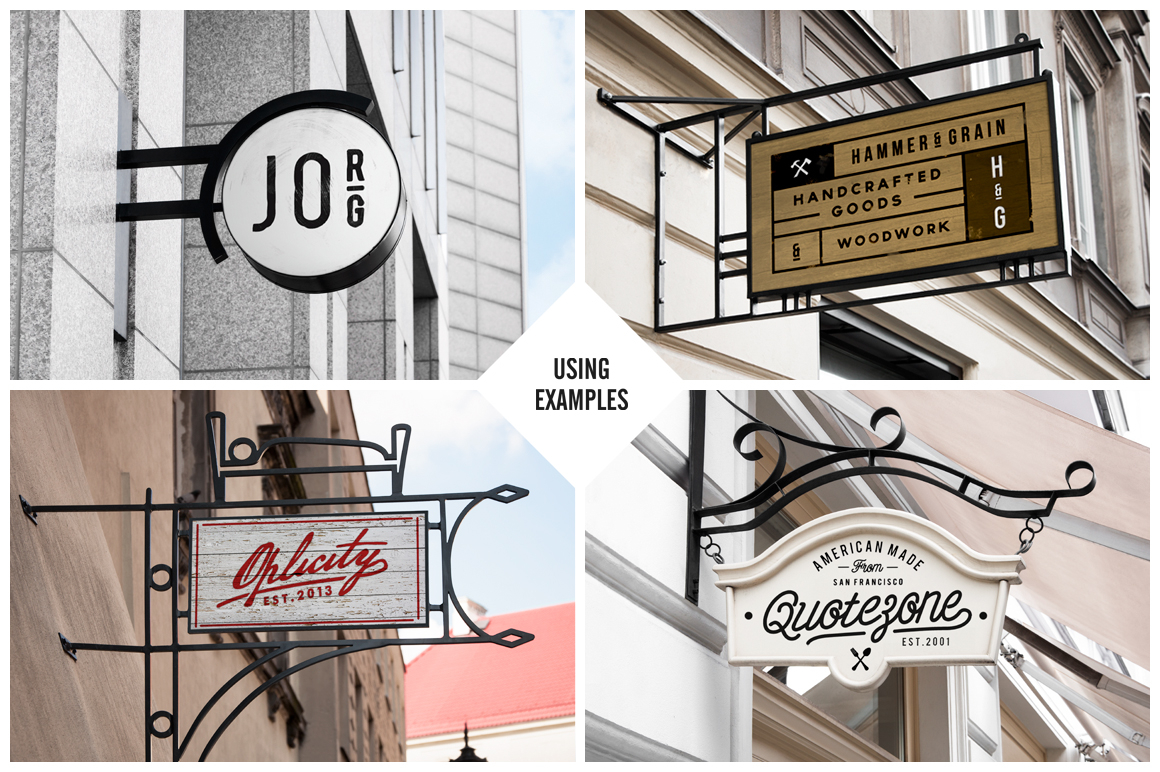 Download 10 Signs Mockup Restaurant & Coffee ~ Product Mockups on ...