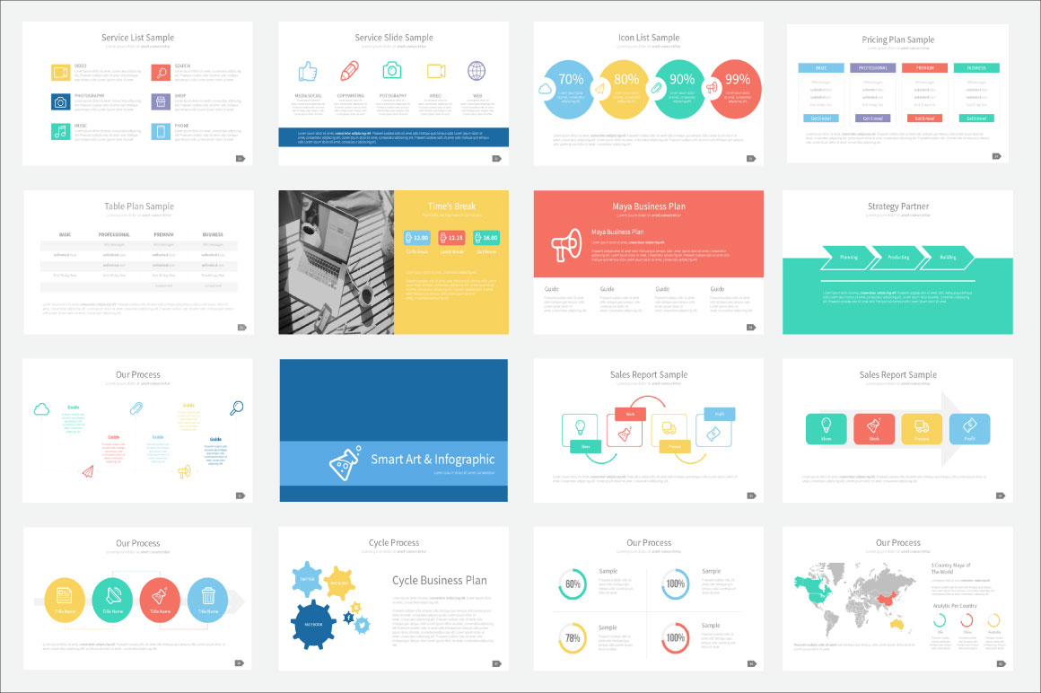Maya Presentation Template Presentation Templates On Creative Market Cut Pro Photo Slideshow Template Free