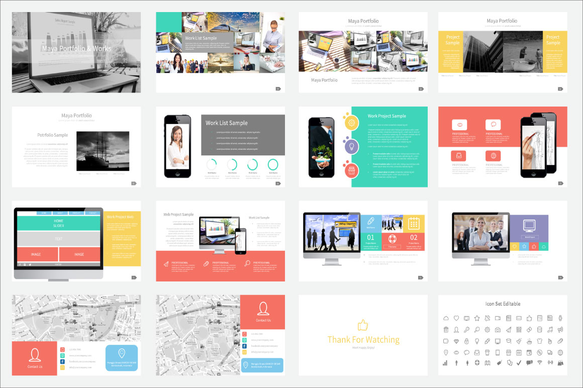 Maya Presentation Template Presentation Templates On Creative Market