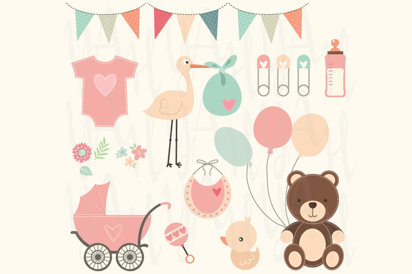 baby shower items clipart - photo #44
