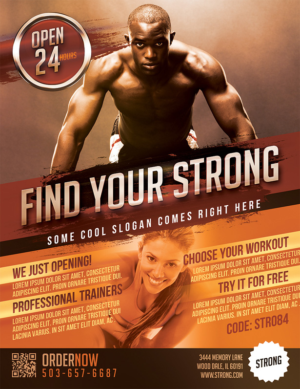 gym flyer o