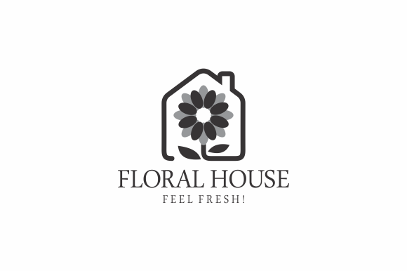 Flower House Logo ~ Logo Templates on Creative Market