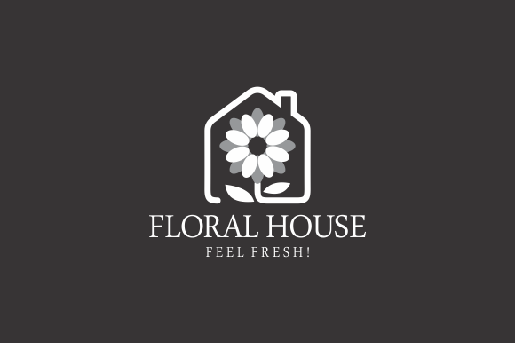 Flower House Logo ~ Logo Templates on Creative Market