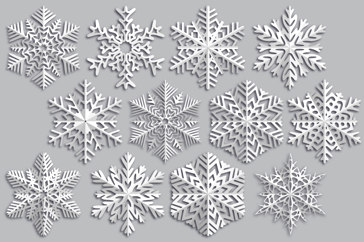 Snowflake made of paper. ~ Graphics on Creative Market