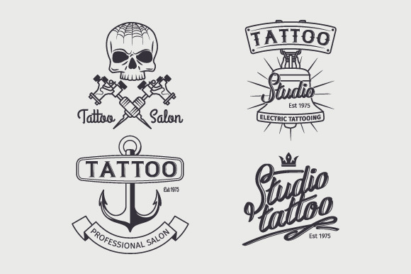 Tattoo Studio Logo Psd Designtube Creative Design Content