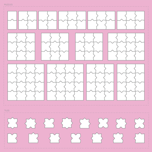 Jigsaw Puzzle Parts Set