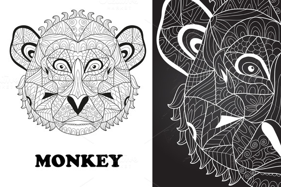 Hand Drawn Monkey Hand Drawn Monkey