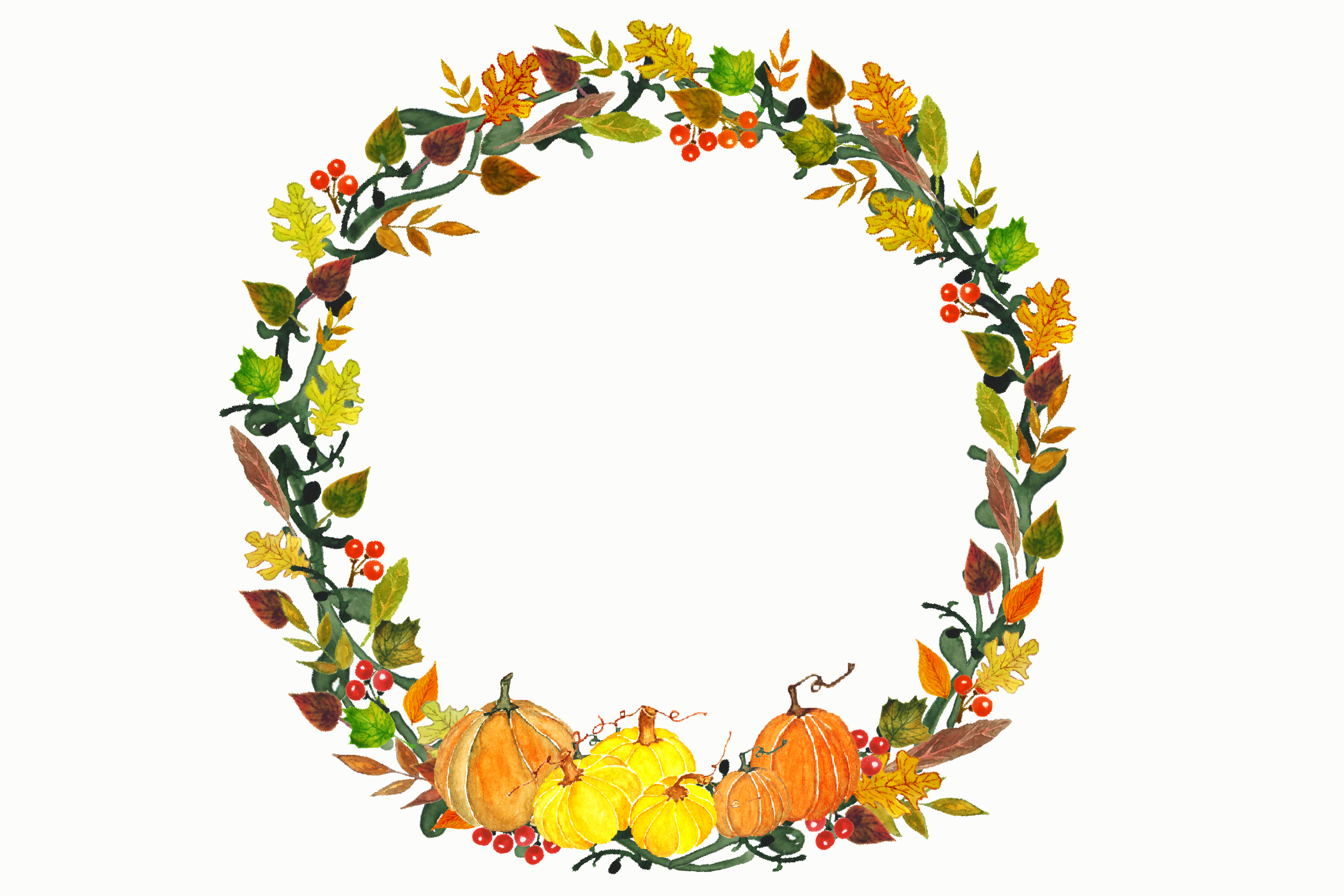 clip art fall wreath - photo #5