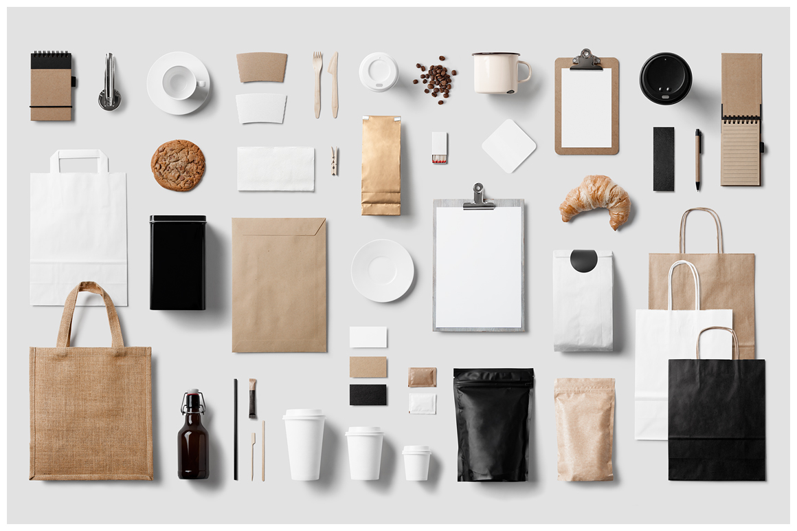 Coffee Stationery / Branding Mock-Up ~ Product Mockups on Creative Market