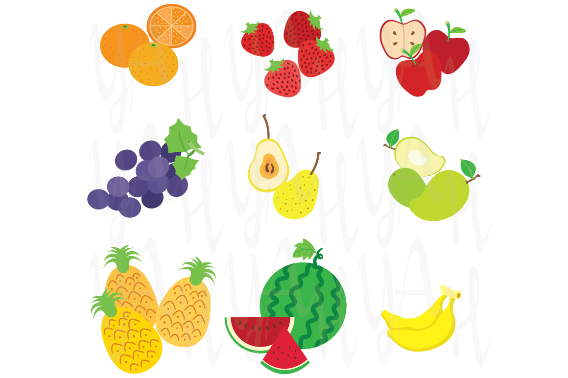 Fruit Clip Art ~ Illustrations on Creative Market
