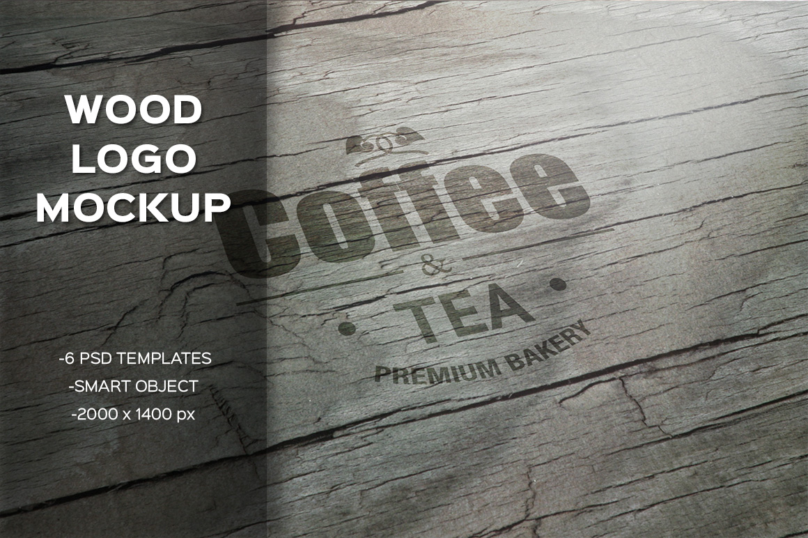 Wood Logo Mockup ~ Product Mockups on Creative Market