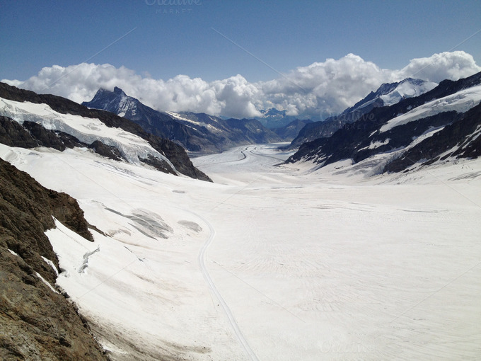 Eiger Glacier ~ Photos on Creative Market