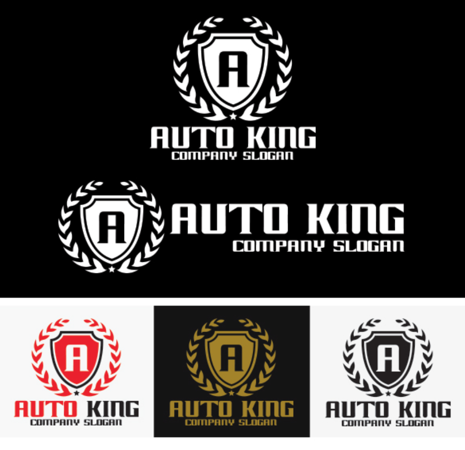 Auto King Logo Logo Templates on Creative Market