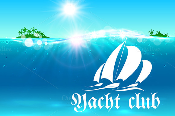 Yacht Club Placard Yacht Club Placard