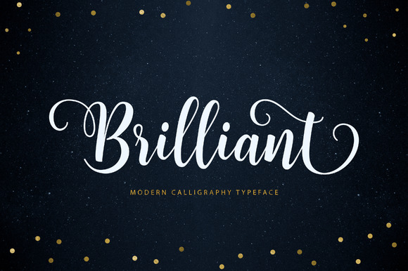 Free Brilliant Script Script Fonts