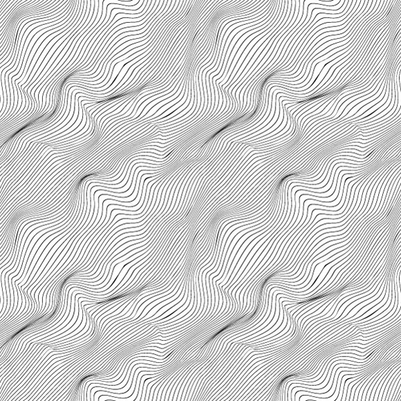 A Lot Of Wavy Thin Black Lines A Lot Of Wavy Thin Black Lines