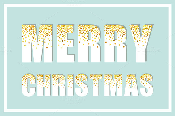 Merry Christmas Bubble Letters » Designtube - Creative Design Content