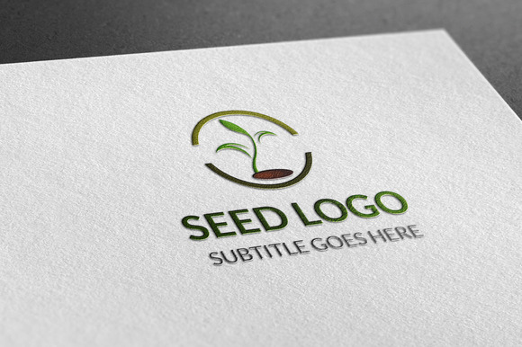 Seed Logo ~ Logo Templates on Creative Market