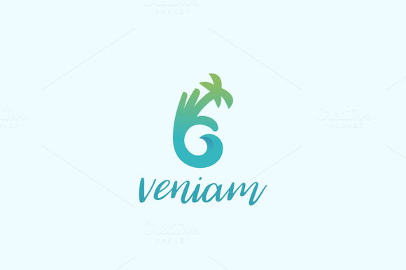 Hand Palm Ok Wave Logo Hand Palm Ok Wave Logo