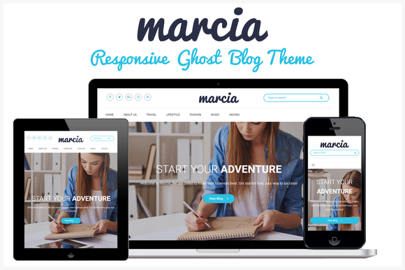 Marcia Responsive Ghost Blog Theme Marcia Responsive Ghost Blog Theme