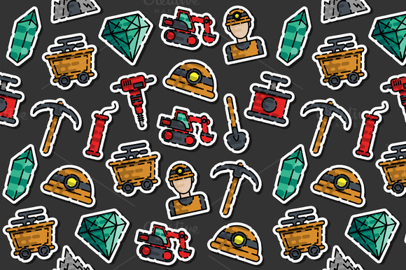 Colored Mining Pattern Colored Mining Pattern