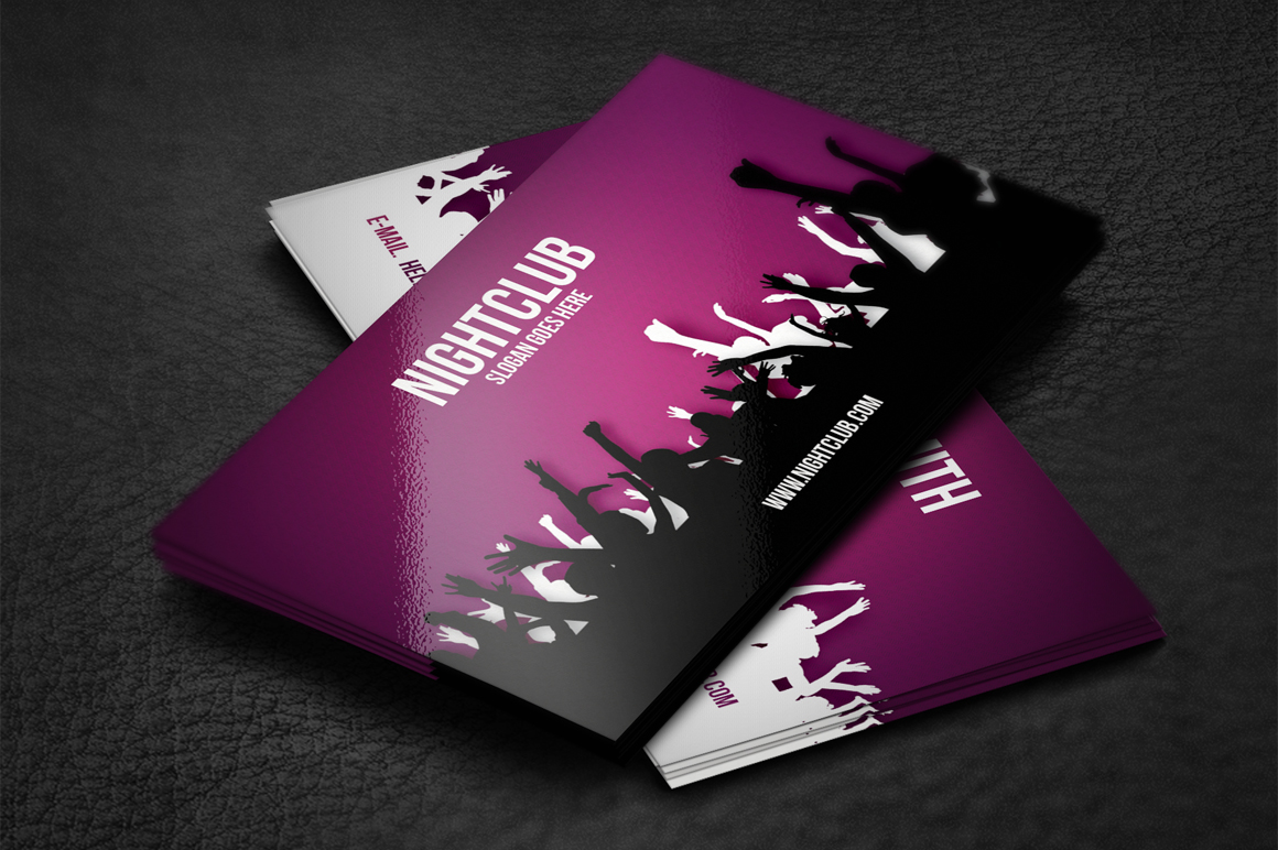 NightClub Business Card Business Card Templates On