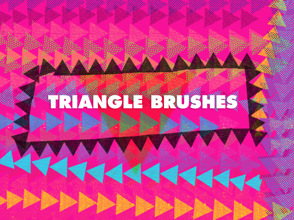 Triangle Brush Brushes on Creative Market