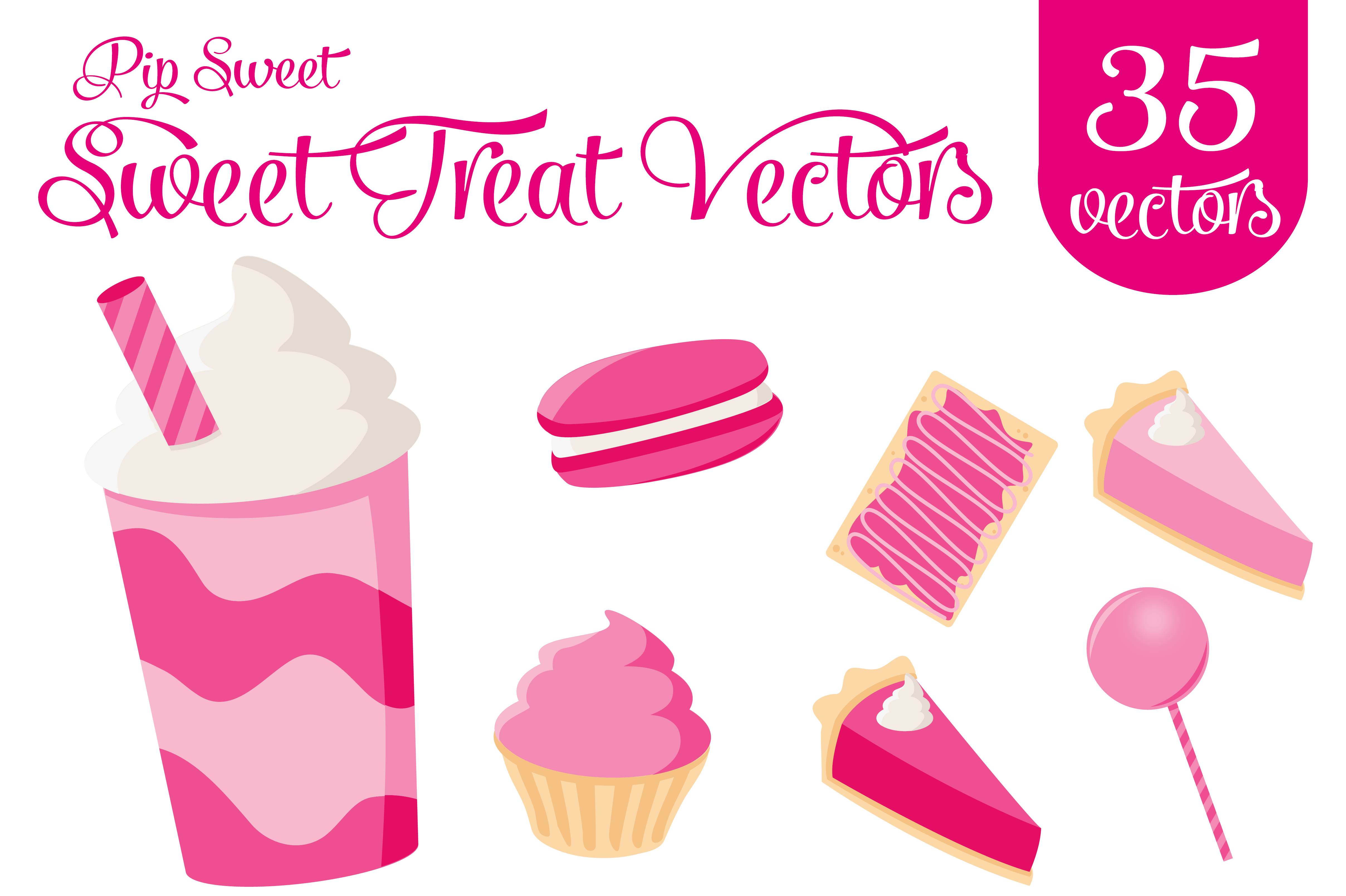 Download Sweet Treats Vector Kit ~ Illustrations on Creative Market